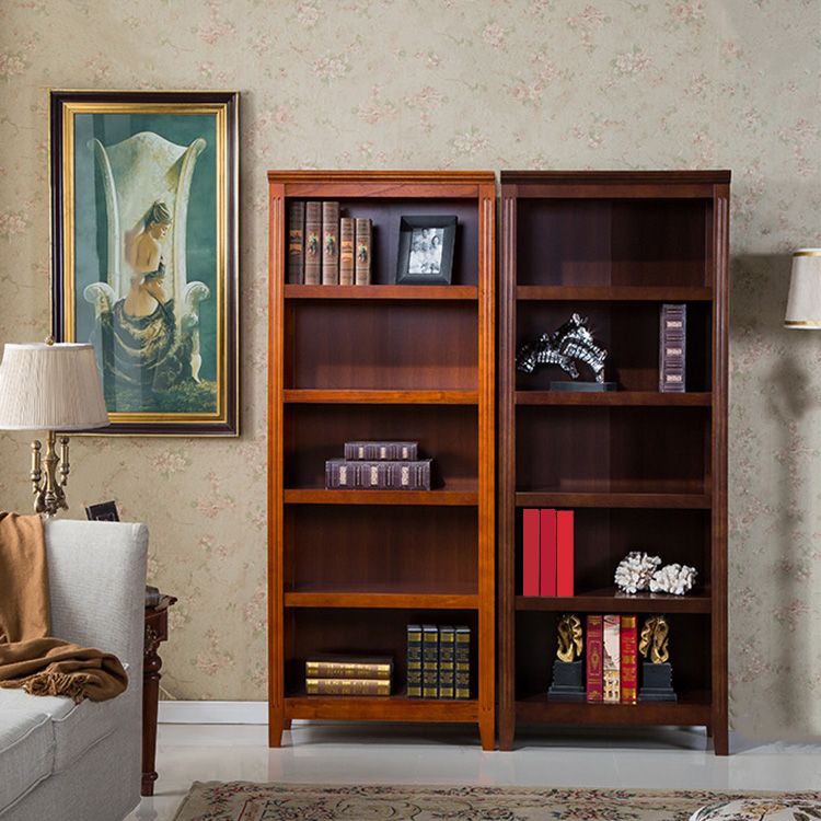 Modern Style Standard Bookshelf Solid Wood Shelf Bookcase for Home