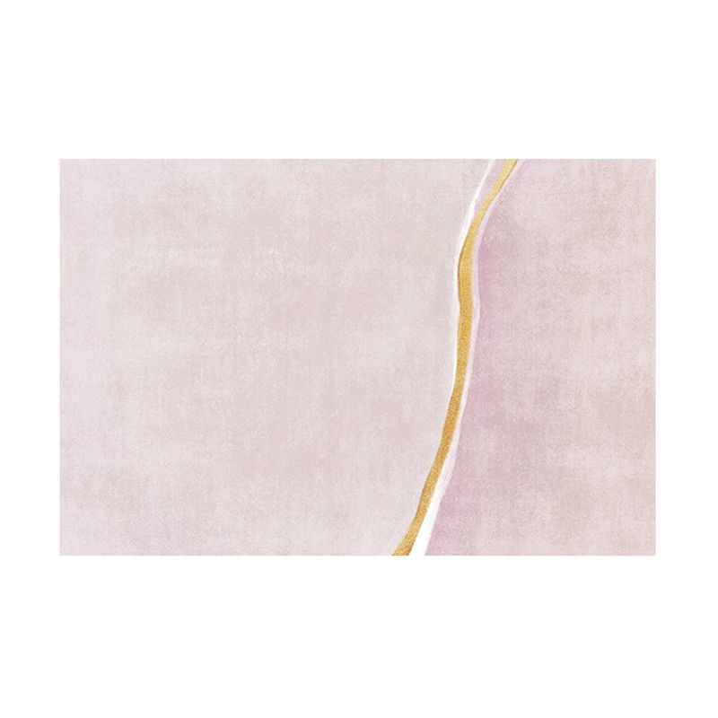 Pink Modern Area Rug Blending Gradient Rug Washable Indoor Rug for Living Room