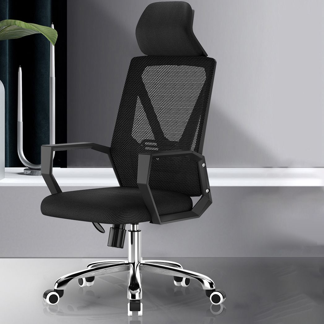 Modern Swivel Conference Chair Adjustable Seat Height Chair with Caster Wheels