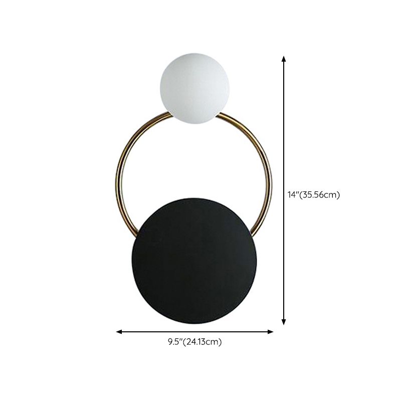 Modern Unique Shape Wall Lighting Fixtures Metal Flush Mount Wall Sconce for Dining Room