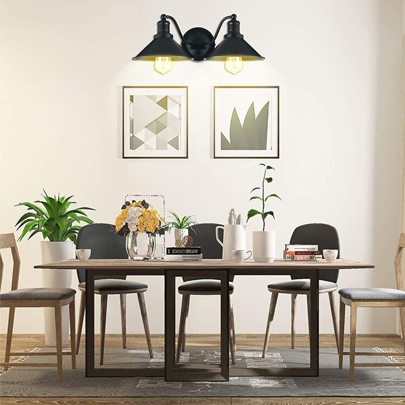 Industrie Wandleuchte neben Light Bar Shop Restaurant Beleuchtung