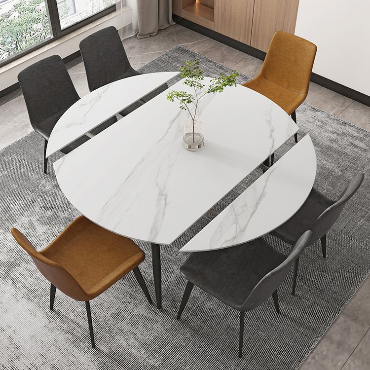 Modern 1/4/5/7 Pieces Dining Set Sintered Stone Top Dining Furniture