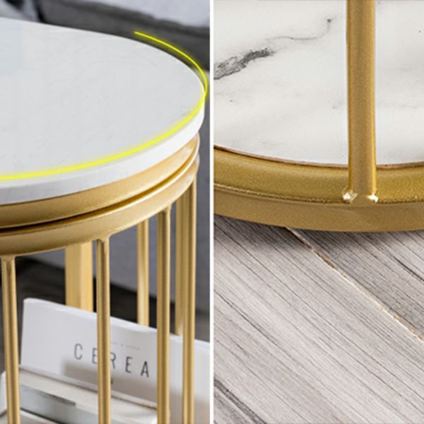 Glam Pub Table Specialty Bar Height Bar Table with Double Pedestal for Indoor