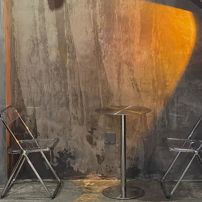 Mid-Century Modern Cocktail Table Pedestal 1 Single Coffee Table