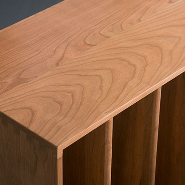 Scandinavian Standard Bookcase Shelves Closed Back Bookshelf for Home