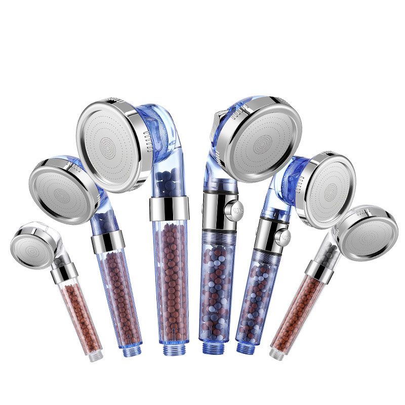 Shower Head Massage 3-Jet Round Adjustable Spray Pattern Shower Head Combo