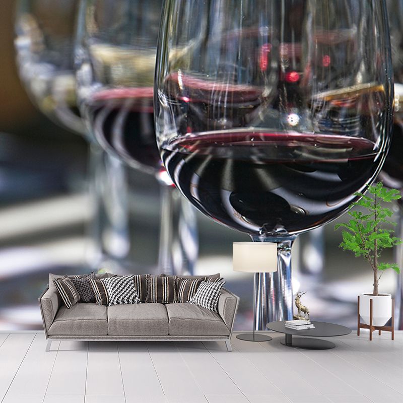 High Alcohol Content Wall Mural for Restaurant Mildew Resistant Wall Decor