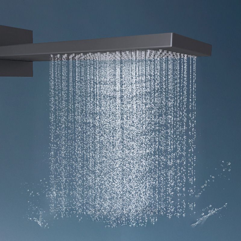 Modern Shower Set Adjustable Shower Head Wall Mounted Shower System
