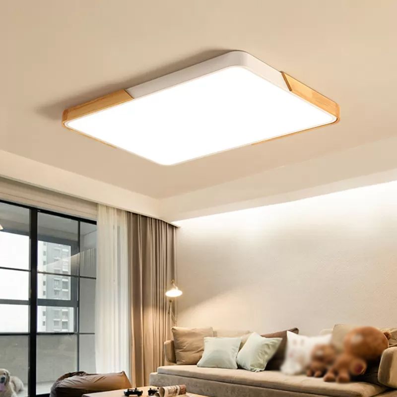 Deckenleuchte in geometrischer Form, modernes Makronen-Eisen, 1-flammig, Unterputzmontage für Schlafzimmer, Arbeitszimmer