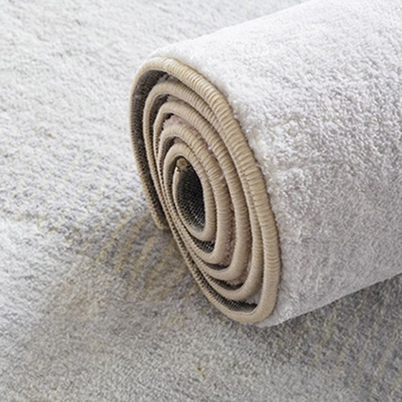 Apricot Abstract Carpet Polyester Modern Area Rug Non-Slip Backing Indoor Rug for Home Decor