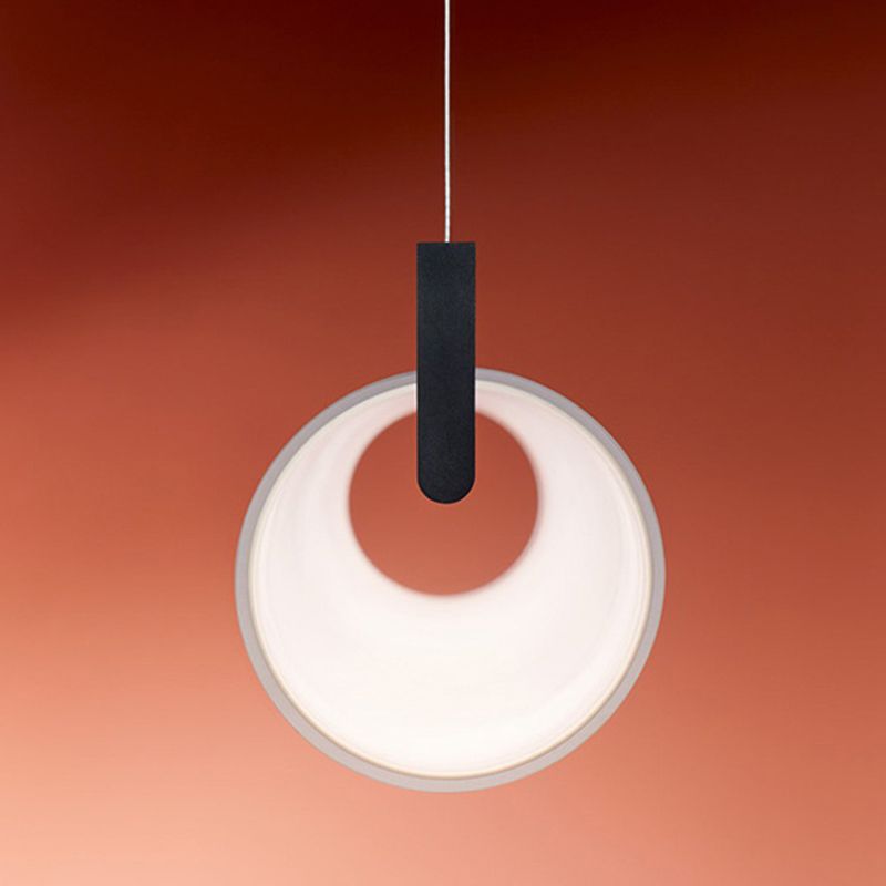 Cylindrical Shape Metal Island Chandelier Modern Style 1 Light Island Ceiling Light