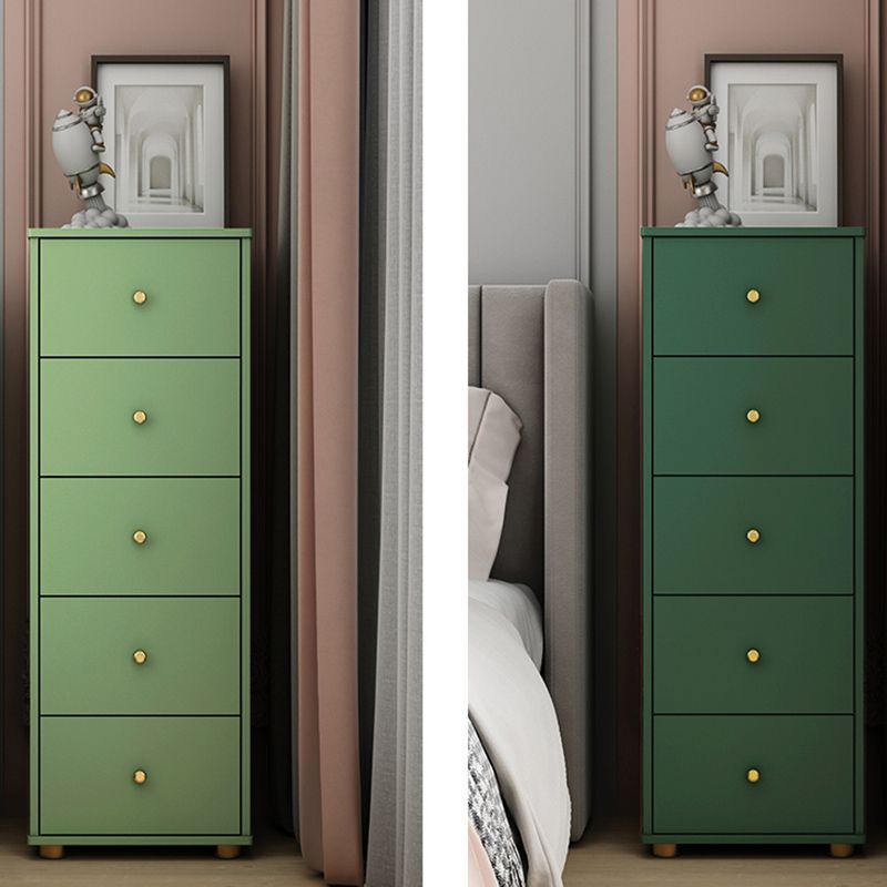 Contemporary Style Engineer Wood Dresser Vertical Bedroom Lingerie Chest with Drawer