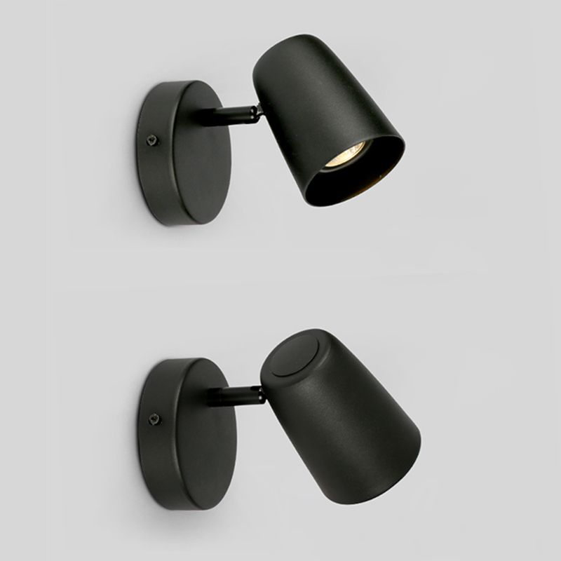 Dormitorio luminosos simples luminosos 1 iluminación de pared giratoria de metal ligero