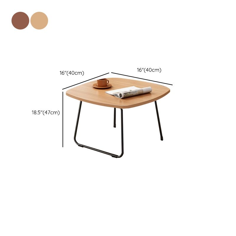 Contemporary Frame 1 Coffee Table Frame Wood Single Cocktail Table