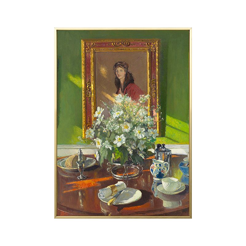 House Interior Oil Painting Canvas Traditional Style Canvas Wall Art, Multiple Sizes