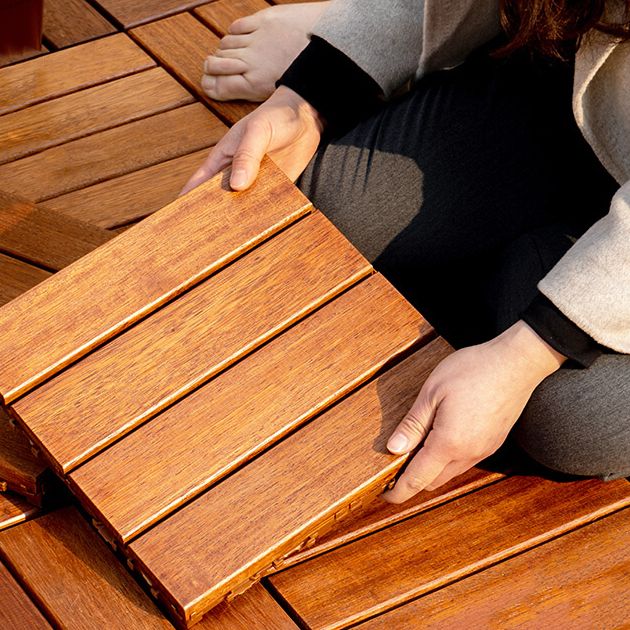 Wood Decking Tiles Outdoor Flooring Interlocking Decking Tiles