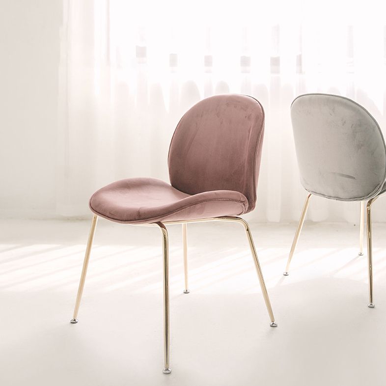 Chaises en métal de style scandinave maison des chaises sans bras solides pour cuisine