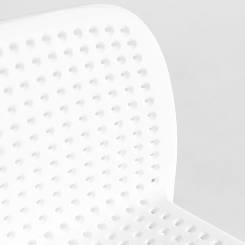 Modern Plastic Footrest Bar Stool Low Back Coffee Shop Counter & Bar Stool