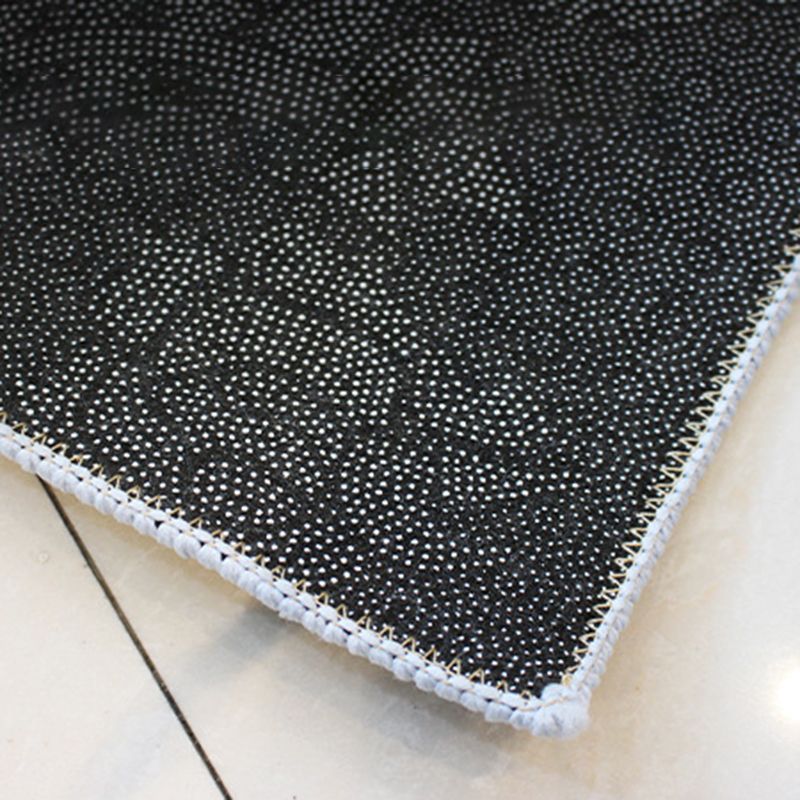 Rectangle Shape Abstract Pattern Rug Living Room Polyester Washable Area Rug