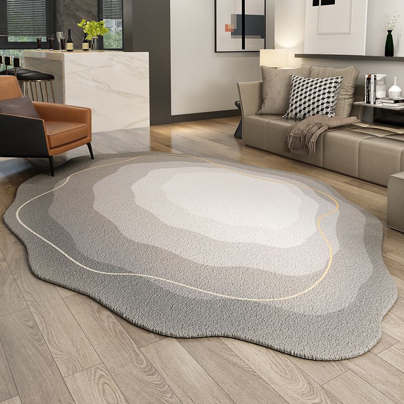 Minimalist Transitional Print Carpet Polyester Indoor Carpet Stain Resistant Rug for Home Decoration