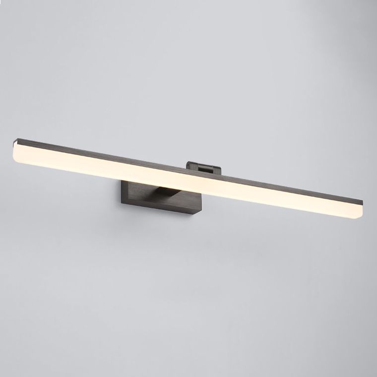 Specchio contemporaneo a LED LED Prononi leggeri con ombra acrilica per il bagno