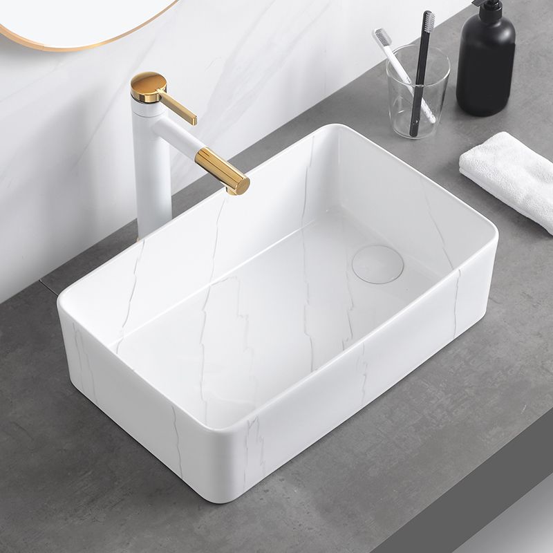 Classic Style Bathroom Sink Stainless Steel Dirt Resistant Bathroom Sink