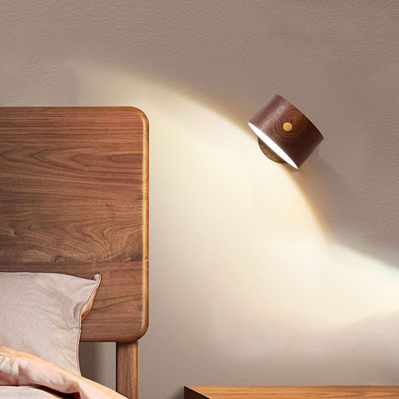 Modern Style Sconce Light Fixtures Wooden Wall Sconce Lighting for Bedroom