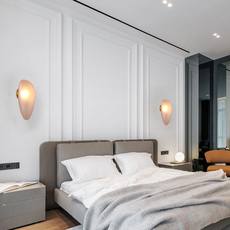 Modern Colorful Glass Wall Light Simple Wall Lamp for Dining Room