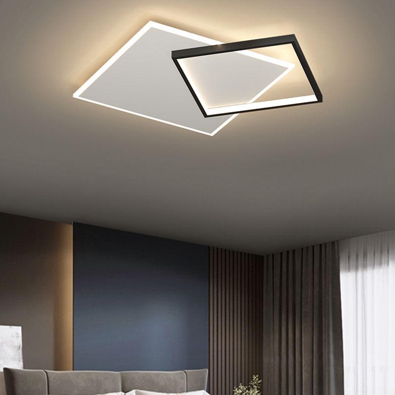 Modern Flush Mount Ceiling Light Acrylic Ceiling Lamp Fixture for Drawing Room