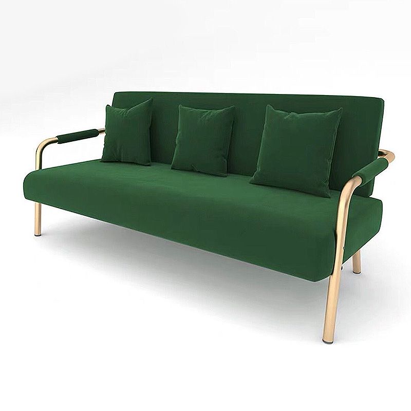 Contemporary Glam Sofa with 3 Pillows for Apartment 22.83" Wide