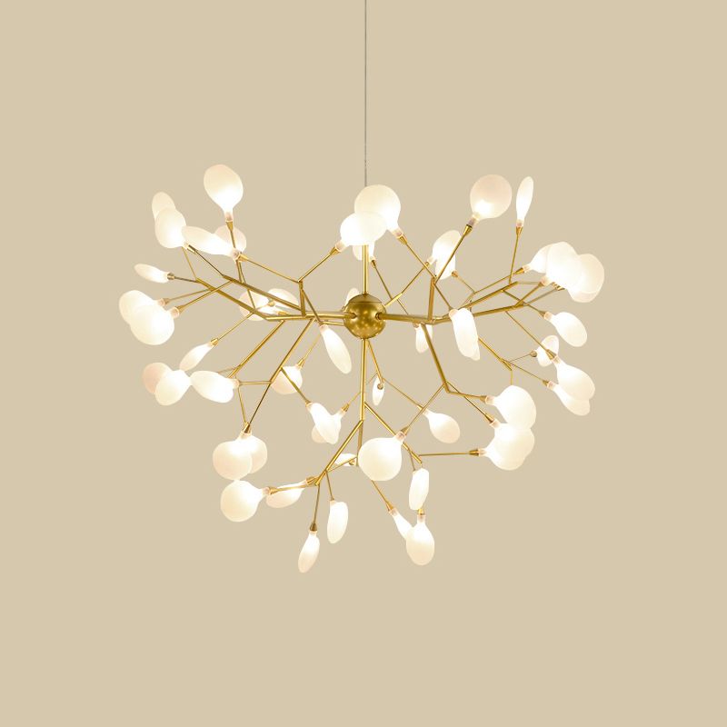 Luz de suspensión de metal de techo de luces de luciérculos simples contemporáneos para dormitorio