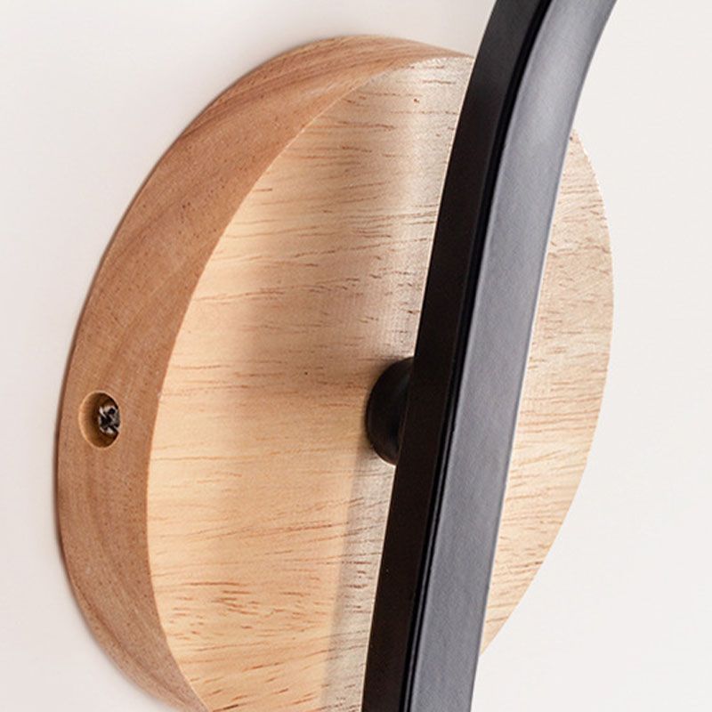 Lampada a parete conica Nordica Metal 1 testa da letto per bambini Montaggio montato sulla lettura con arredamento giocattolo