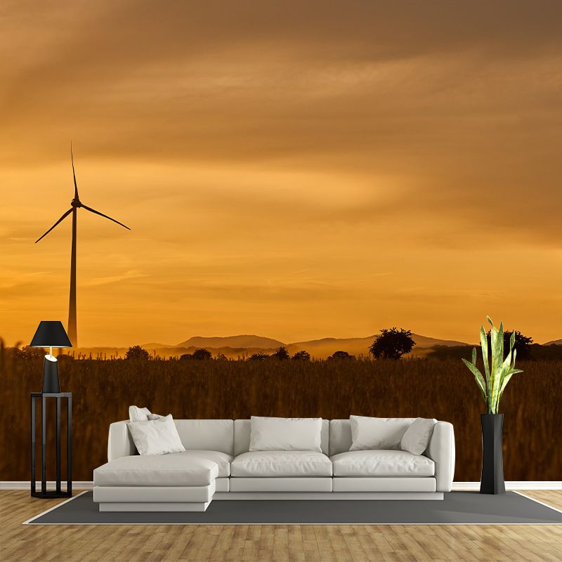 Modern Sky Landscapes Mural Environment Friendly Wall Art in Bright Color