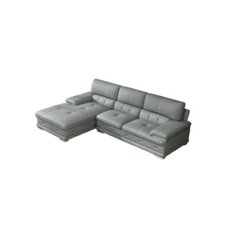 Upholstered Armrest Cushioned Back Sponge Padded Sofa Bed Grey/yellow Sofa