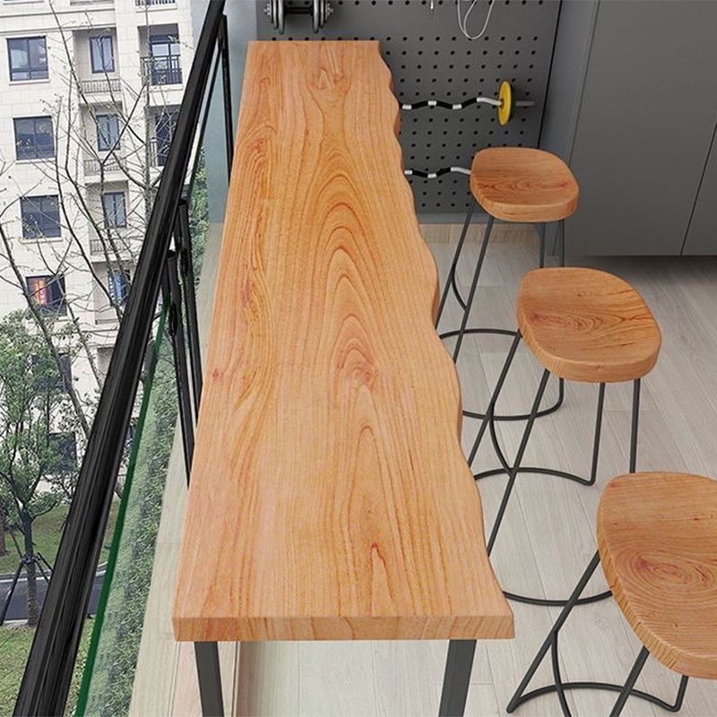 1/3/4 Pieces Bar Stool and Table Set Solid Wood Counter Set for Home