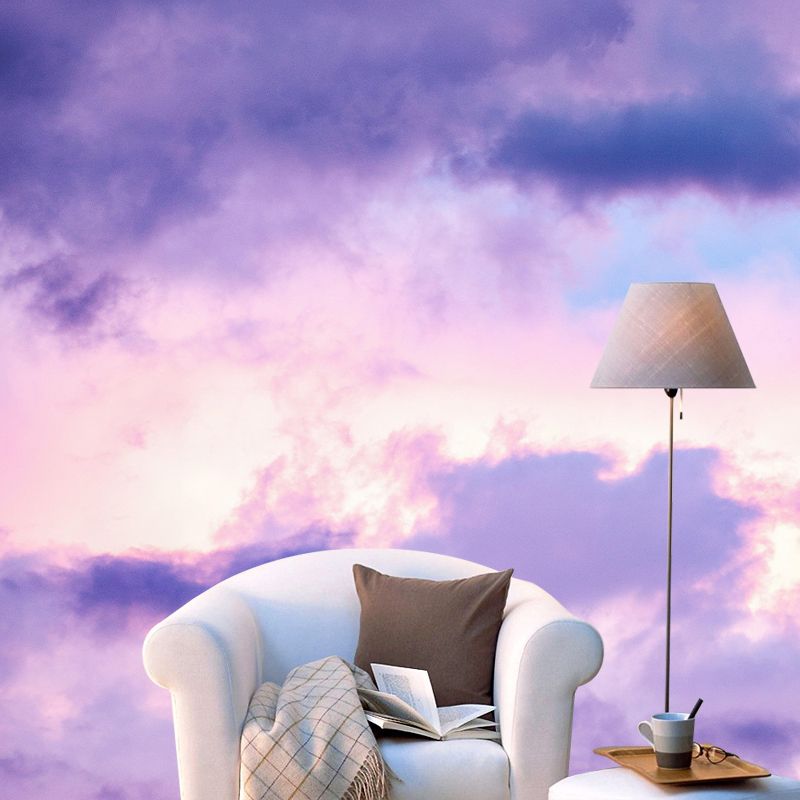 Modern Style Sky Wall Mural Wallpaper Photography Mildew Resistant Wall Covering