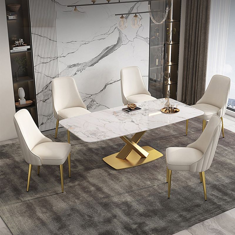 Glam Dining and Accent Chairs Indoor Parsons Curved Side Chair