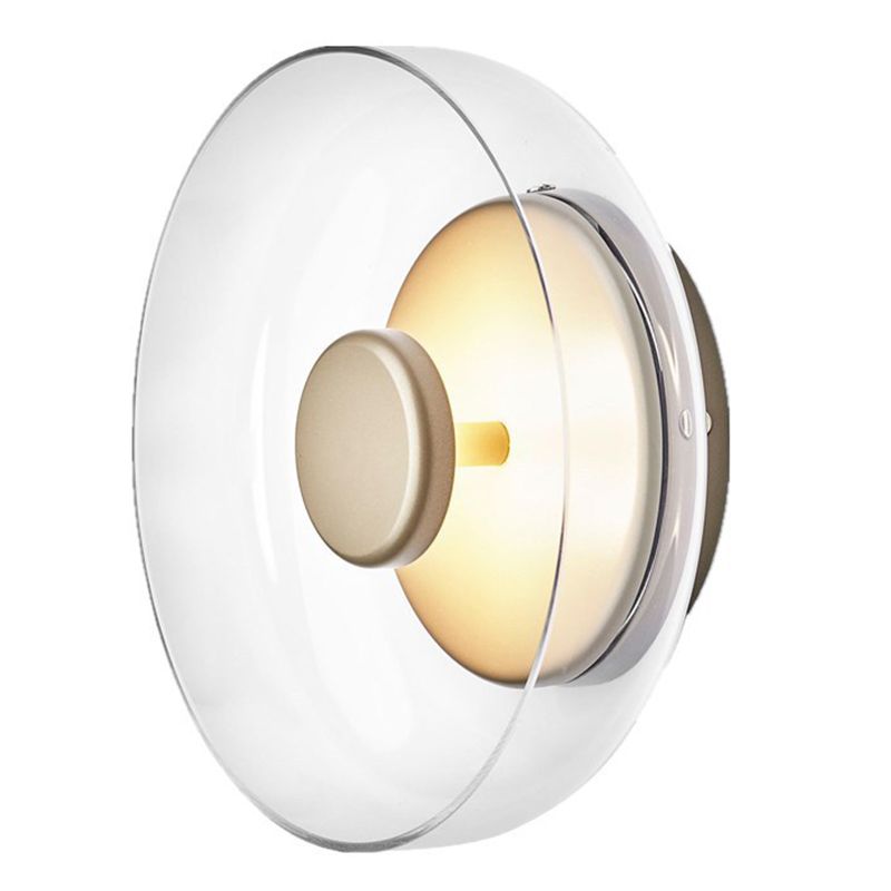 Moderne Style Schüssel LED Wandleuchte Beleuchtung Glas 1 leichte Wandmontagelampe