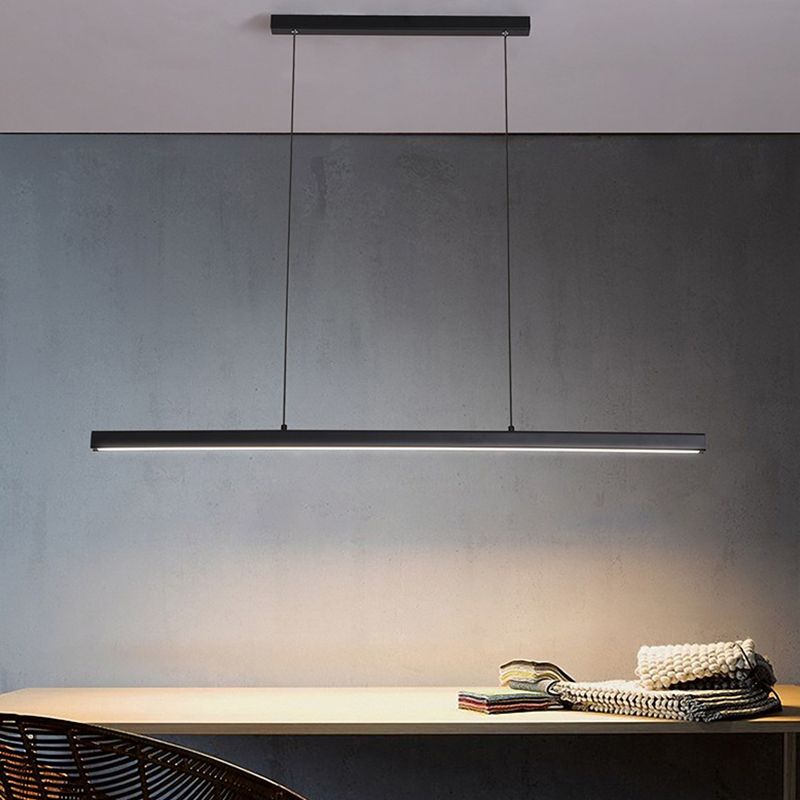 LED Island Light Modern Island Hanging Light with Acrylic Shade for Dining Room
