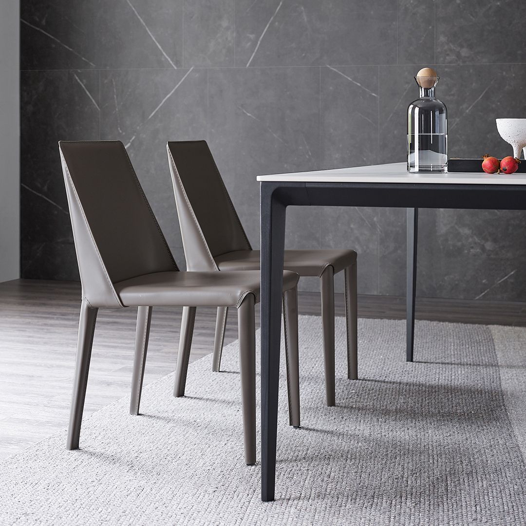 Contemporary 1/4/5 Pieces Dining Set Metal Dining Table Set for Home Use