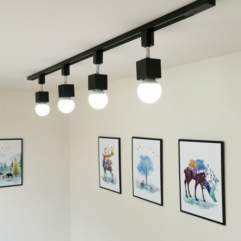 Éclairage de piste minimaliste moderne nordique Astigmatisme Astigmatisme Salle de salle à manger Lampe d'éclairage pratique