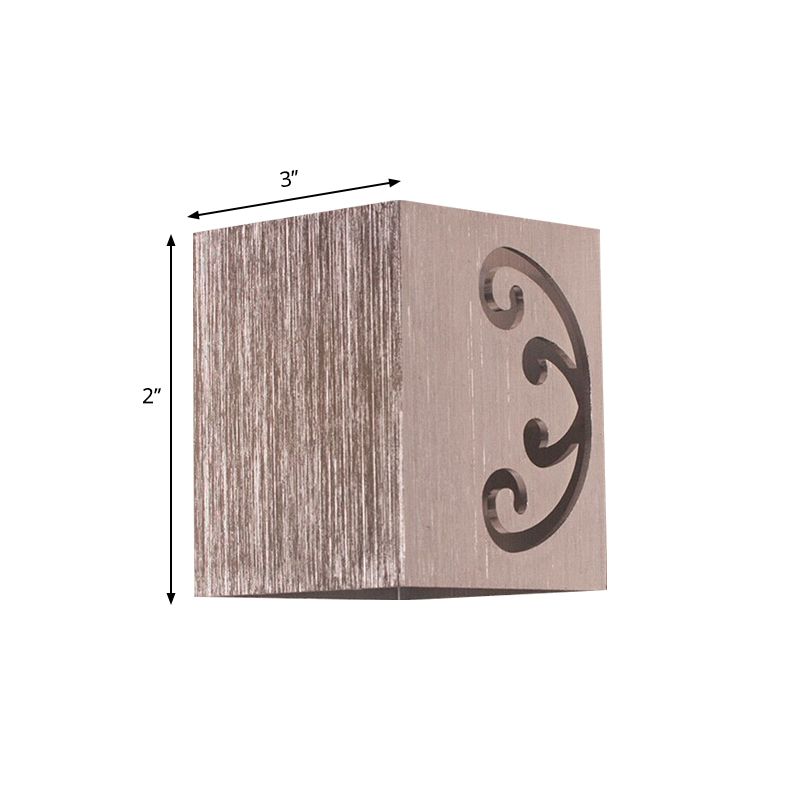 Modernistische LED -wandlamp Chrome uitgehold vlinder SCONCE Licht met aluminium schaduw, rood/blauw/paars licht