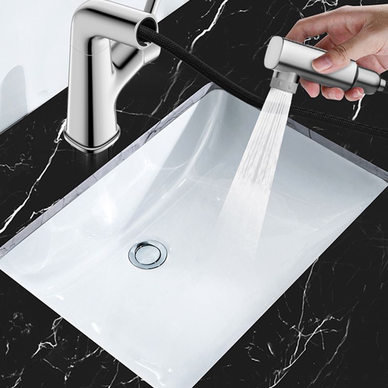 Classic Bathroom Sink Rectangular Vessel Bathroom Sink with Faucet