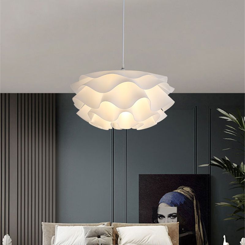 Lámpara colgante de bulbo de una sola sala de estar de estilo moderno luz colgante