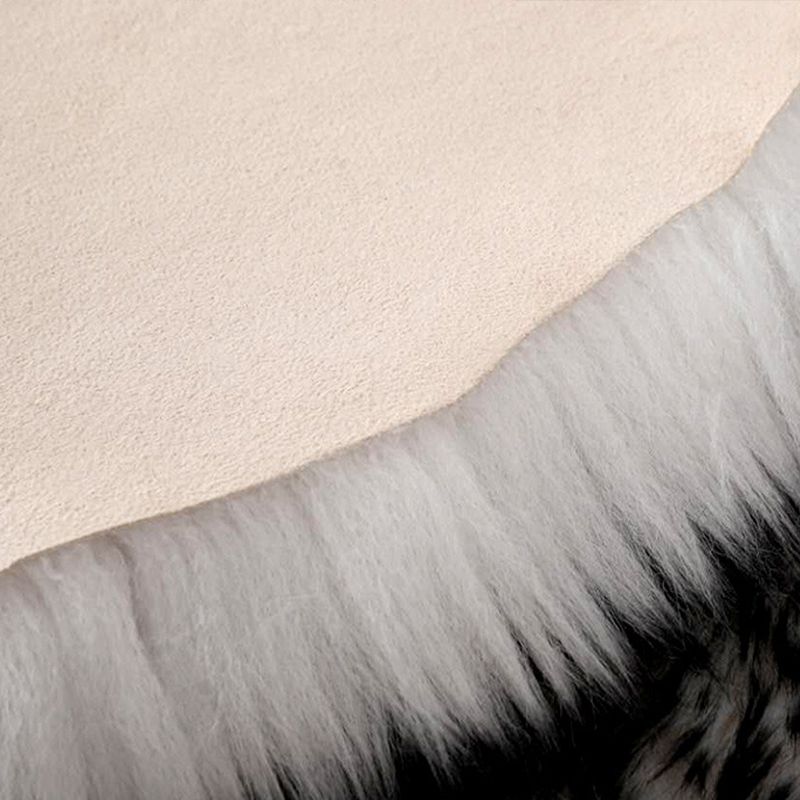 Satiny Multi-Color Casual Rug Fluffy Plain Indoor Rug Non-Slip Machine Washable Stain Resistant Area Carpet for Home