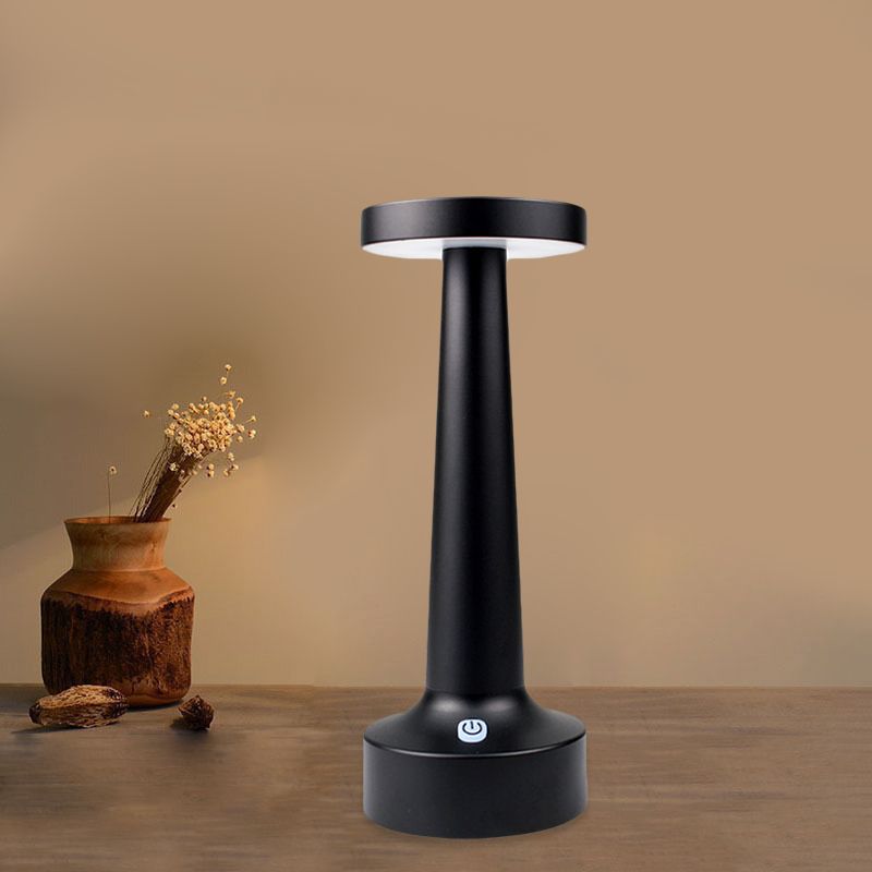 Kreis Esstisch Licht Modernismus Metallisches Restaurant wasserdichte LED -Schreibtischlampe in Schwarz/Silber/Gold