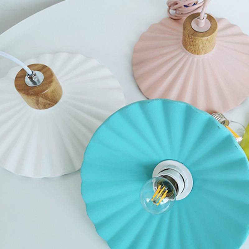 Moderne macaron geschulpte hangende hanglanterende lamp metalen hangende hanglampen voor restaurant