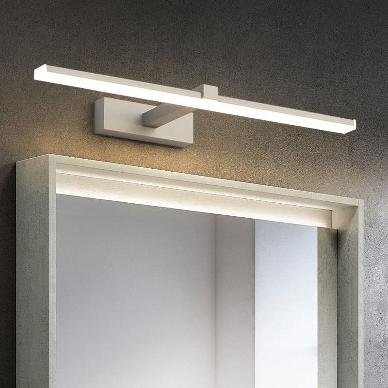 Metall lineare Schattenwandbeleuchtung moderner Stil 1-Lichtspiegel Wandhalterung Leuchte Leuchte