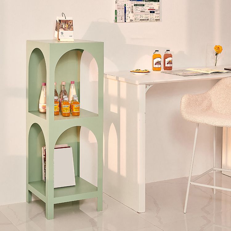 Modern Metal Bookcase Open Storage Shelves Included Etagere Bookshelf