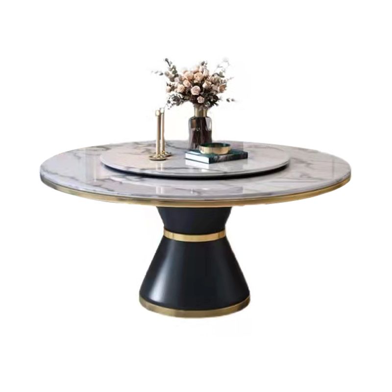 Glam Marble Furniture 5/7/9/11 Standard Height Dining Room Furniture Set for Home